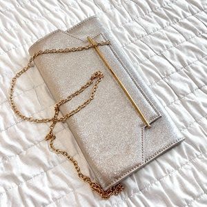 Aldo Gold Sparkle Clutch